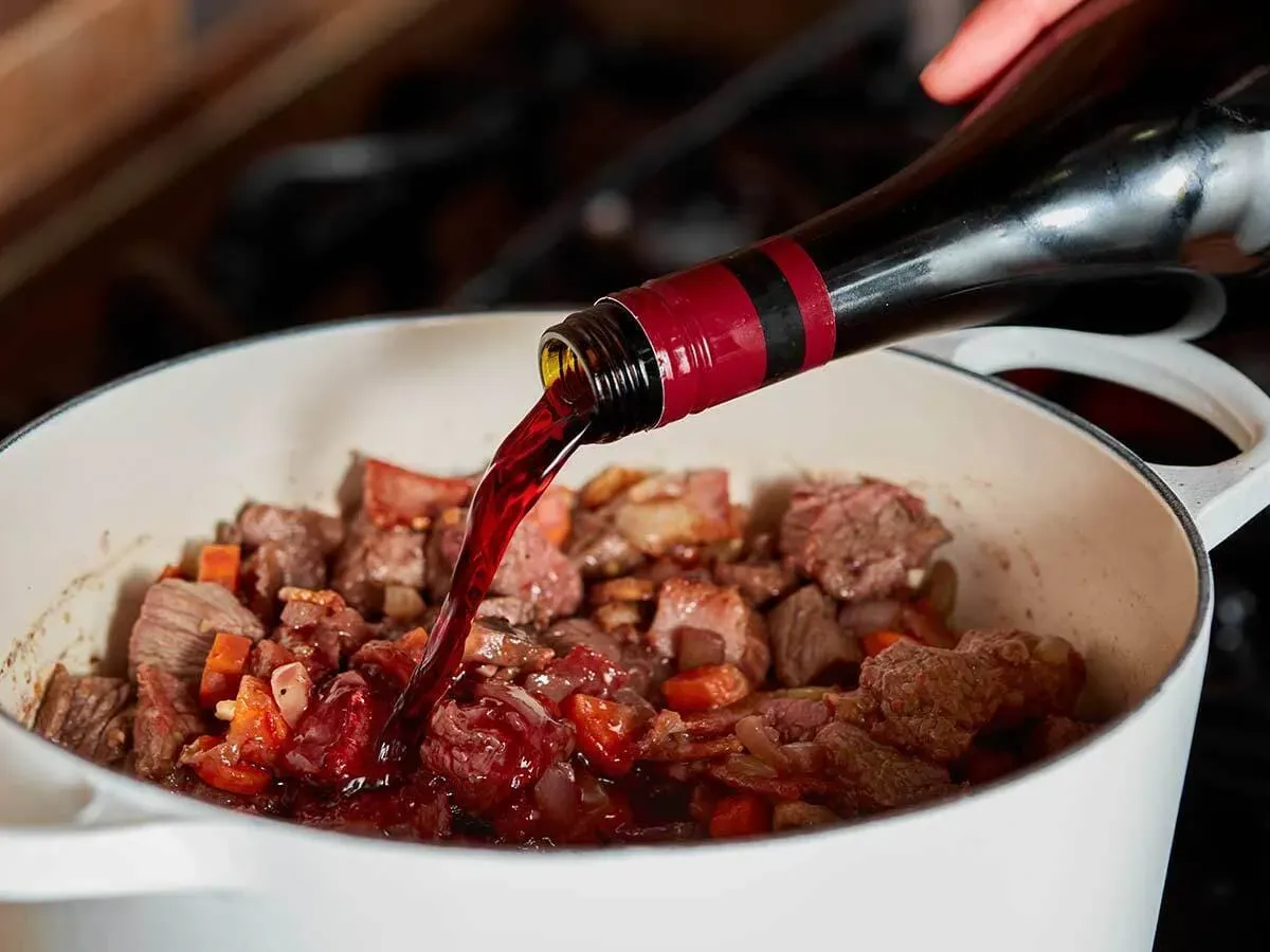 cooking with wine